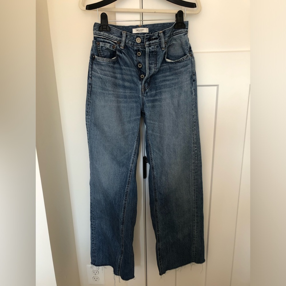 MOUSSY vintage wide leg jeans